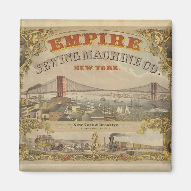 Vintage-Magnet New York City Magnet (Vorne)