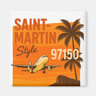 Vintage-Magnet Saint-Martin SXM 97150 Magnet