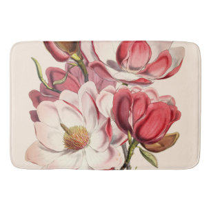 Vintage Magnolie Badematte