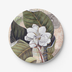 Vintage-Magnolie Southern Garden Geburtstagsfeier Pappteller