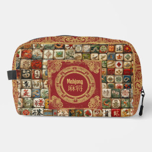 Vintage-Mahjong-Designs Waschbeutel