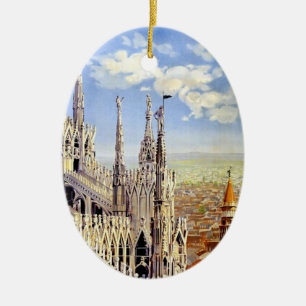 Vintage Mailand Keramikornament