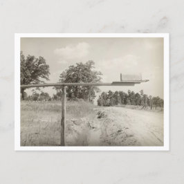 Vintage Mailbox in den 1930er Jahren in Mississipp Postkarte