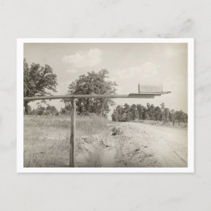 Vintage Mailbox in den 1930er Jahren in Mississipp Postkarte