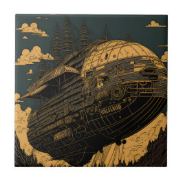 Vintage Majestät - Retro Art Fliese