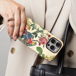 Vintage Makros und Rose iPhone 16 Pro Max Hülle