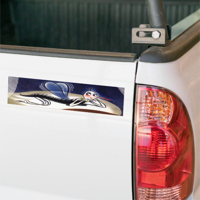 Vintage Malaria-Mücke Autoaufkleber (Auf Lkw)