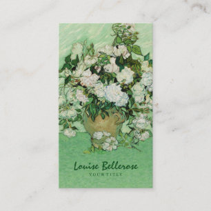 Vintage Malerei-Blumendesigner-Blumen-Stylist Visitenkarte