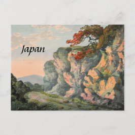 Vintage Malerei Japan Landschaft Souvenir Postkarte