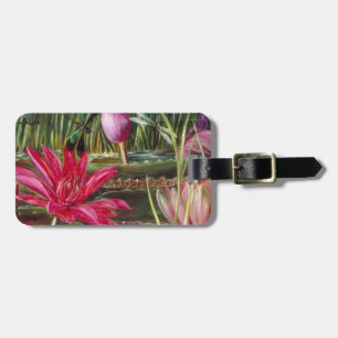 Vintage Malerei-Rosa-Blüten-Blumen Gepäckanhänger