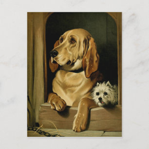 Vintage Malerei: Würde und Unnachgiebigkeit Postkarte