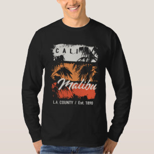 Vintage Malibu Strand Kalifornien Surf Cali Surfen T-Shirt