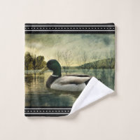 Vintage Mallard Duck Weathered Postcard