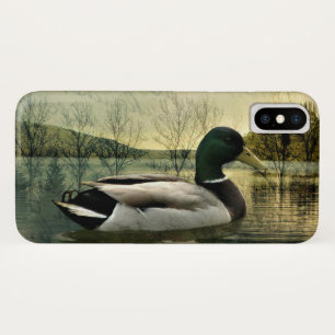 Vintage Mallard Duck Weathered Postcard Case-Mate iPhone Hülle