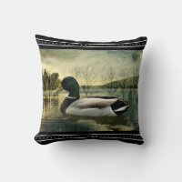 Vintage Mallard Duck Weathered Postcard