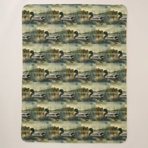 Vintage Mallard Duck Weathered Postcard Sherpadecke