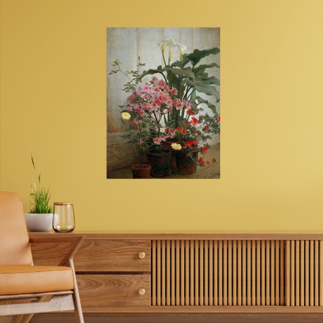 Vintage Malseite eines Greenhouse von Lambdin Poster (Wohnzimmer 2)