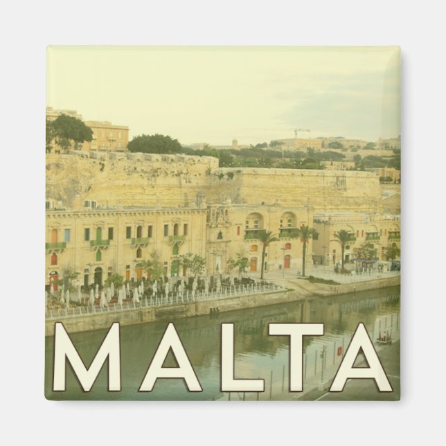 Vintage Malta Magnet (Vorne)