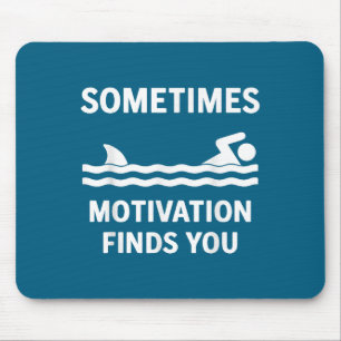Vintage Manchmal Findet Motivation Dich Tee - Lust Mousepad