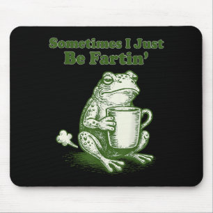 Vintage Manchmal furze ich einfach nur Lustiger Sp Mousepad