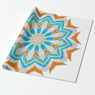 Vintage Mandala, florale Mandala. Orientalische Ma Geschenkpapier