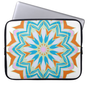 Vintage Mandala, florale Mandala. Orientalische Ma Laptopschutzhülle