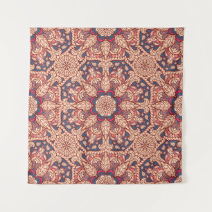Vintage-Mandala-Handgezeichnetes Muster Wandteppich