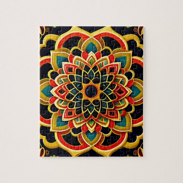 Vintage Mandala Puzzle (Vertikal)
