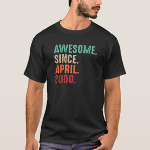 Vintage Männer Frauen 22. Geburtstag Phantastisch T-Shirt