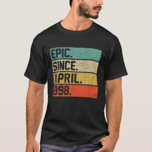 Vintage Männer Frauen 24. Geburtstag Epic Seit 1. T-Shirt