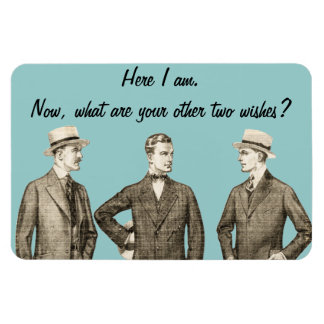 Vintage Männer Magnet