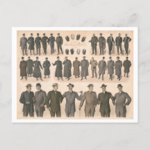 Vintage Männermode von 1910 Anzug