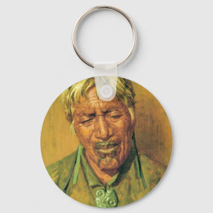 Vintage-Maori-Kunst von CF Goldie Schlüsselanhänge Schlüsselanhänger