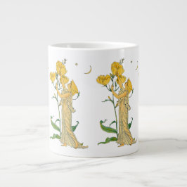 Vintage Märchen, Abend Primrose, Walter Krane Jumbo-Tasse