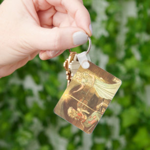 Vintage Märchen, Aschenputtel und Märchenmutter Schlüsselanhänger