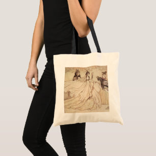 Vintage Märchen, Aschenputtel von Arthur Rackham Tragetasche