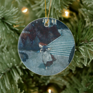 Vintage Märchen, Aschenputtel von Edmund Dulac Keramik Ornament