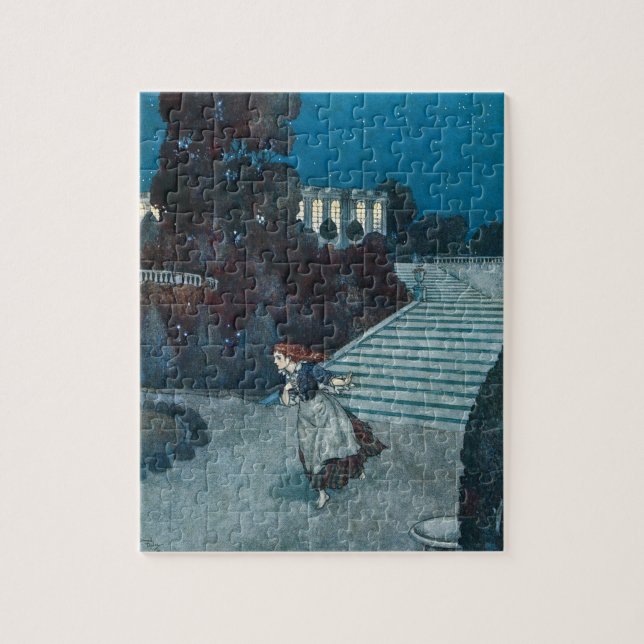 Vintage Märchen, Aschenputtel von Edmund Dulac Puzzle (Vertikal)