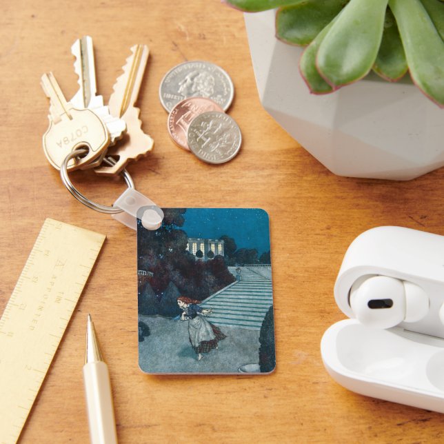 Vintage Märchen, Aschenputtel von Edmund Dulac Schlüsselanhänger (Schreibtisch)