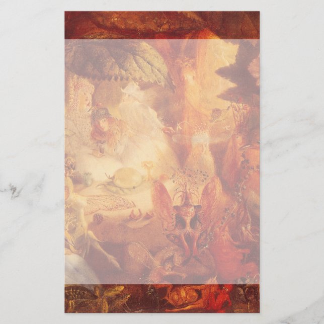 Vintage Märchen Der Gefangene Robin von Fitzgerald Briefpapier (Vorderseite)