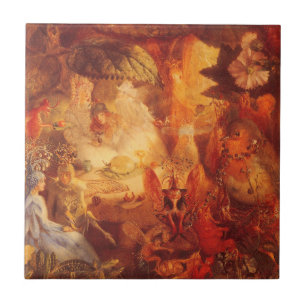 Vintage Märchen Der Gefangene Robin von Fitzgerald Fliese