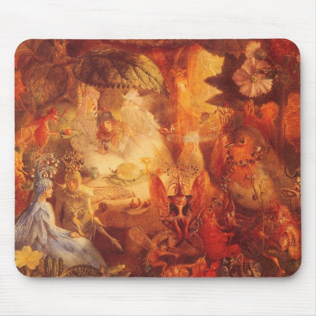 Vintage Märchen Der Gefangene Robin von Fitzgerald Mousepad (Vorne)