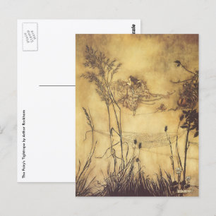 Vintage Märchen, Des Feen Seiltanz von Rackham Postkarte