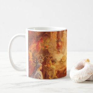 Vintage Märchen Die gefangene Rotkehlchen von Fitz Kaffeetasse