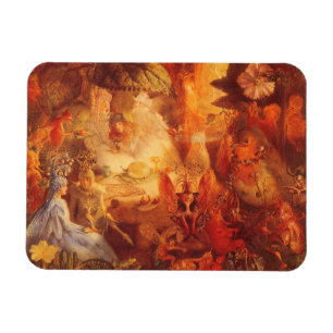 Vintage Märchen Die gefangene Rotkehlchen von Fitz Magnet