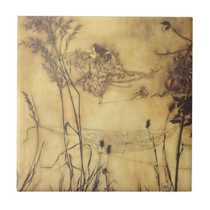 Vintage Märchen, Fairy's Seiltanz von Rackham Fliese