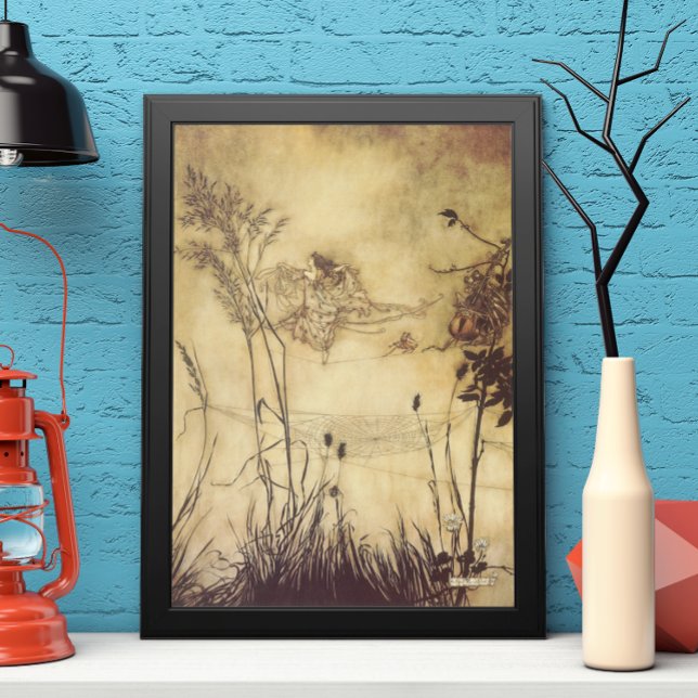 Vintage Märchen, Fairy's Tightrope von Rackham Poster (Von Creator hochgeladen)