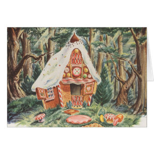 Vintage Märchen, Hänsel und Gretel Candy House