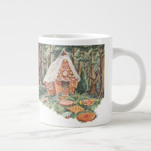 Vintage Märchen, Hänsel und Gretel Candy House Jumbo-Tasse