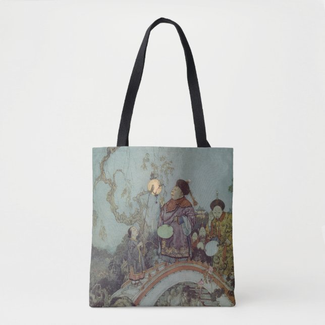 Vintage Märchen, Nachtigall von Edmund Dulac (Vorderseite)